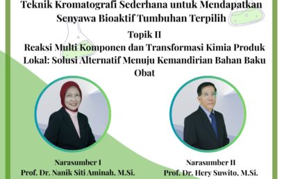 Kuliah Tamu Jurusan Kimia bersama Dosen UNAIR