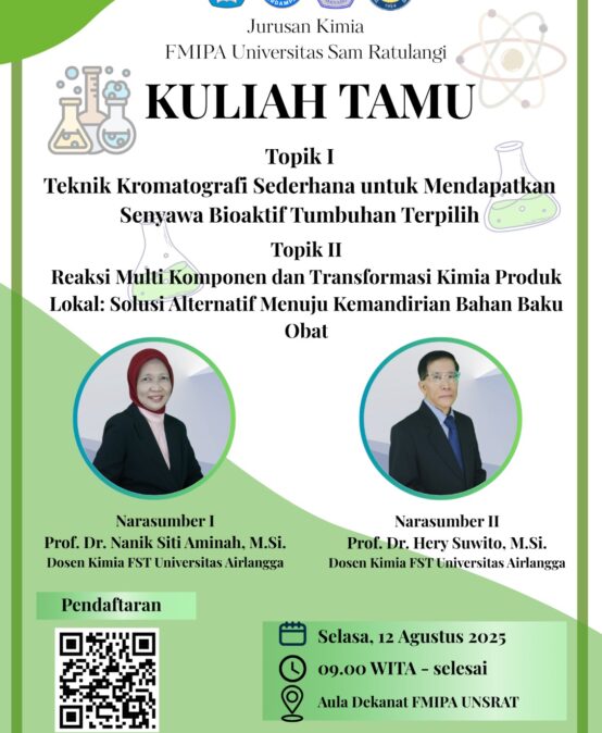 Kuliah Tamu Jurusan Kimia bersama Dosen UNAIR