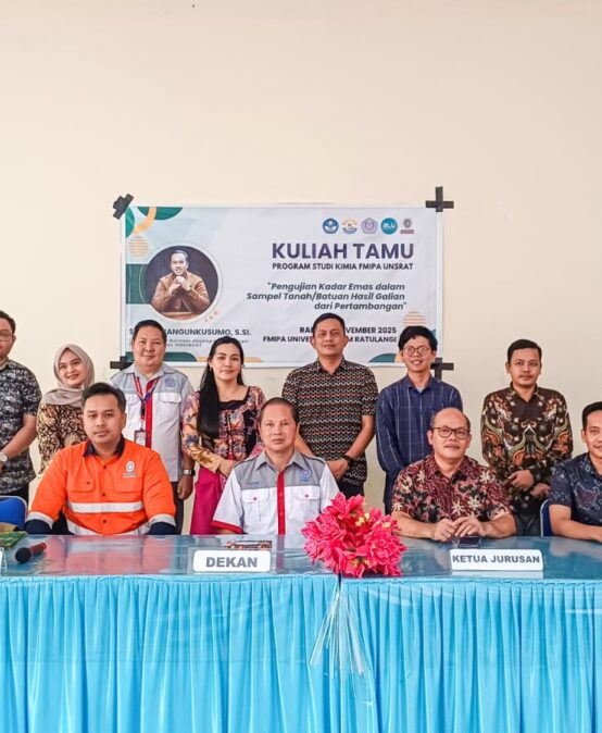 Jurusan Kimia FMIPA Unsrat Gelar Kuliah Tamu Pengujian Kadar Emas dengan Narasumber dari PT Bureau Veritas Indonesia