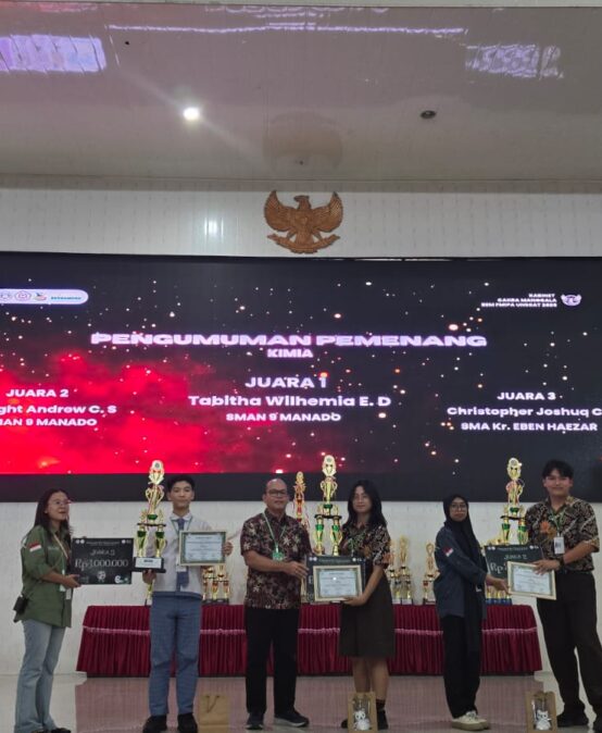 Chemistry Challenge 2025: Jurusan Kimia Unsrat Gelar Kompetisi Sains Bergengsi, SMAN 9 Manado Sabet Juara 1 dan 2